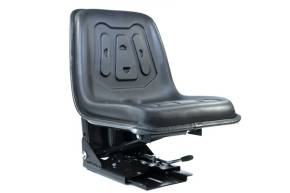 Siedzenie amortyzowane jednoczęściowe wąskie czarne C-330 C-360 50671060