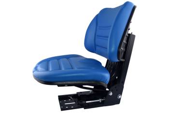 Siedzenie dzielone PVC URSUS C-330 C-360 MF niebieskie