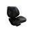 Siedzenie amortyzowane dwuczęściowe czarne Zetor 72115401, ST03-BS Akkomsan