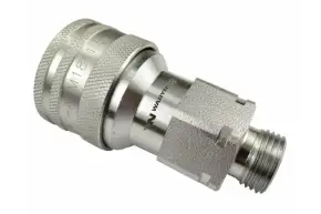 Szybkozłącze hydrauliczne gniazdo M18x1.5 gwint zewnętrzny EURO (9100818G) (ISO 7241-A) Waryński  (opakowanie 10szt)