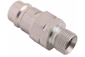 Szybkozłącze hydrauliczne wtyczka z eliminatorem ciśnienia M20x1.5 gwint zew. EURO (9100822W) (ISO 7241-A) Waryński