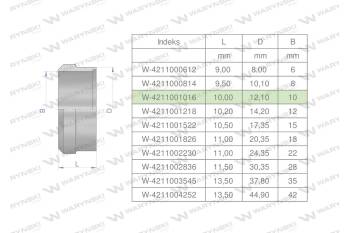 Pierścień zacinający hydrauliczny (DPR10L/S) 10L/10S Waryński