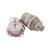 Komplet - Zawór gniazdo (Bizon) M18x1.5 skręcane (ZSR6160101) z gwintowaną pokrywą/osłoną aluminiową Waryński
